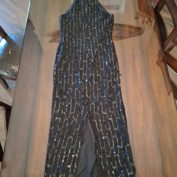 Vintage Sequined Gown - Picture 9 of 12